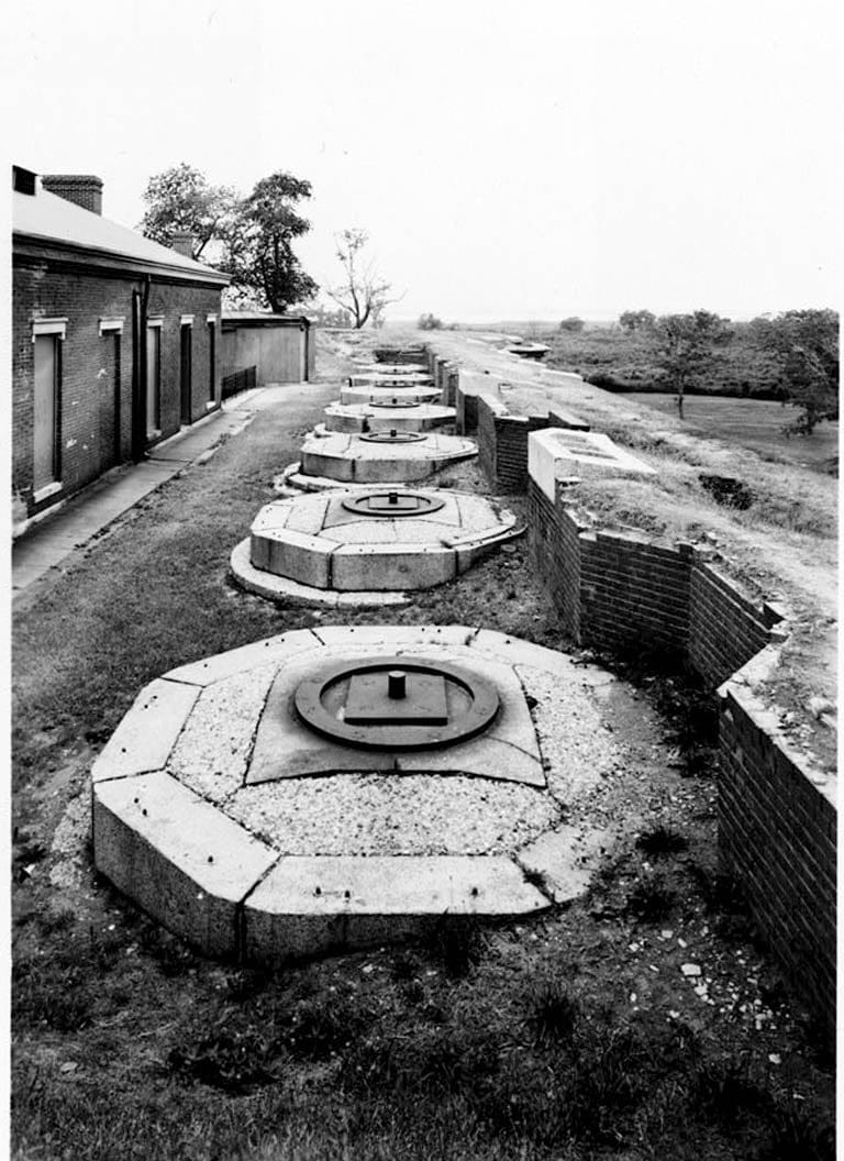 Historic Photo : Fort Delaware, Pea Patch Island, Delaware City, New Castle County, DE 32 Photograph