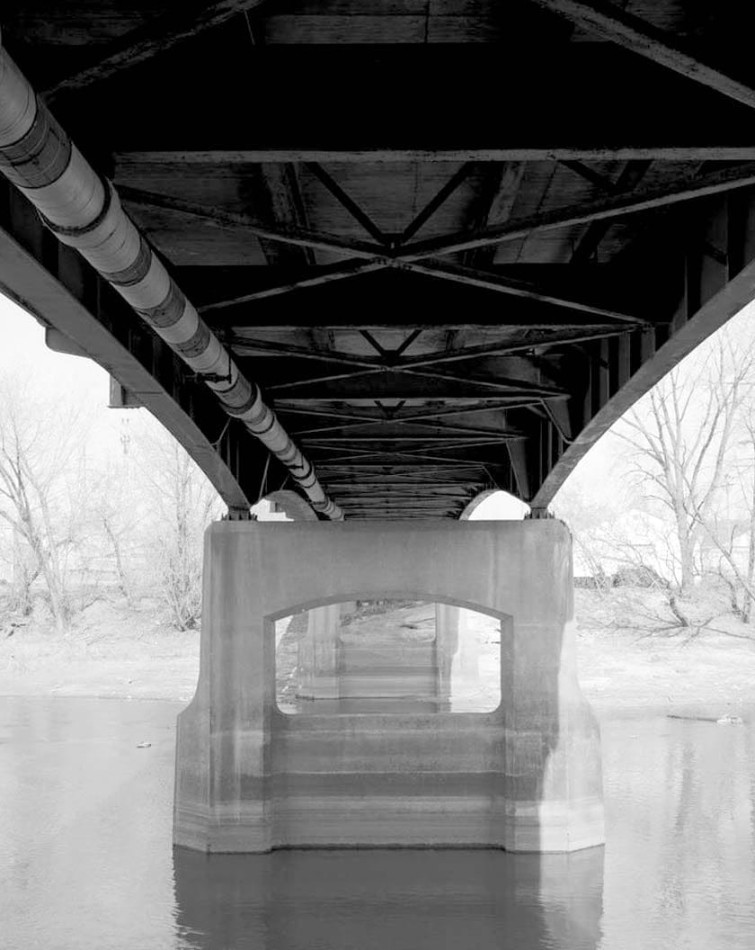 Historic Photo : Benton Street Bridge, Spanning Iowa River at Benton Street, Iowa City, Johnson County, IA 22 Photograph