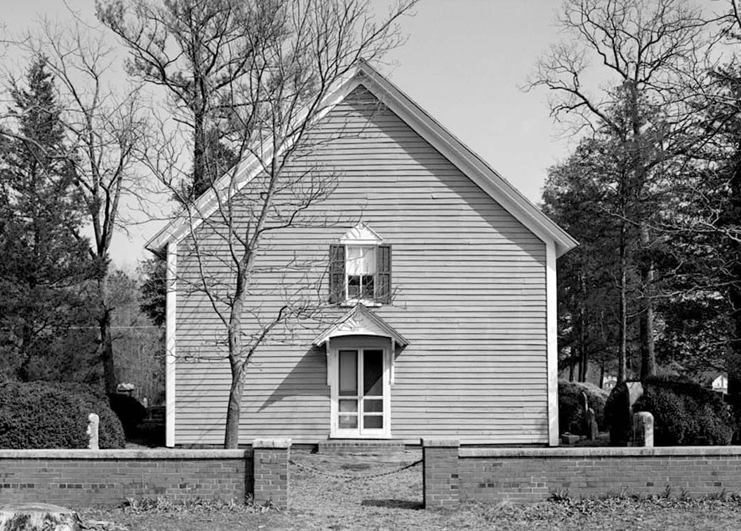 Historic Photo : Blackwater Presbyterian Church, State Road 54, Clarksville, Sussex County, DE 6 Photograph