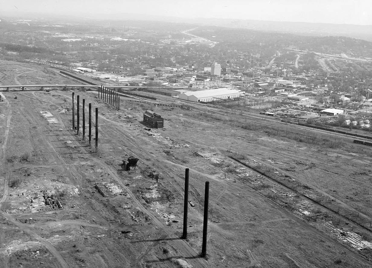 Historic Photo : Tennessee Coal & Iron Company, Ensley Works, West of residential & commercial districts, Birmingham, Jefferson County, AL 1 Photograph