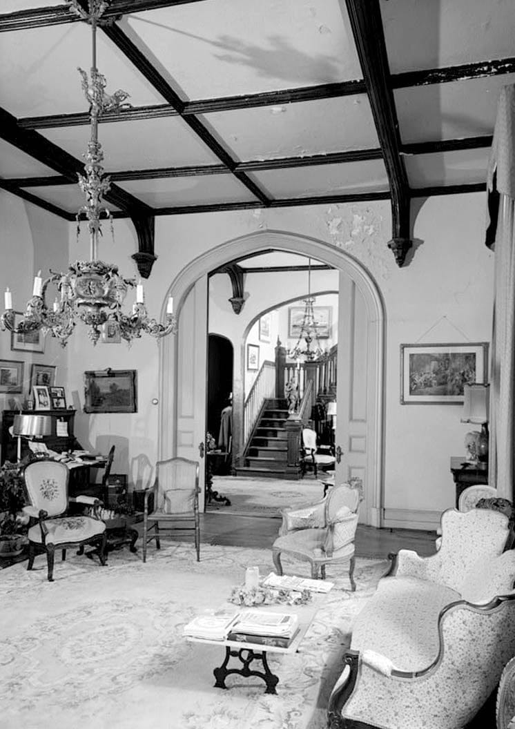 Historic Photo : Lesley-Travers Mansion, 112 West Sixth Street, New Castle, New Castle County, DE 10 Photograph