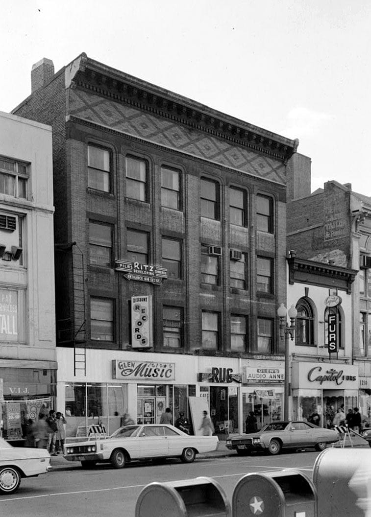Historic Photo : G Street, Northwest, 1200 Block (Commercial Buildings), No. 1204, Washington, District of Columbia, DC 1 Photograph