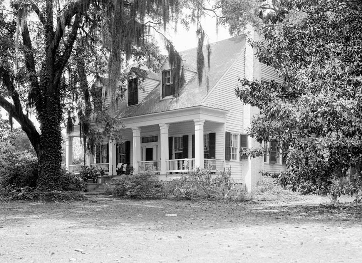 Historic Photo : Calef House, 1614 Old Shell Road, Mobile, Mobile County, AL 2 Photograph