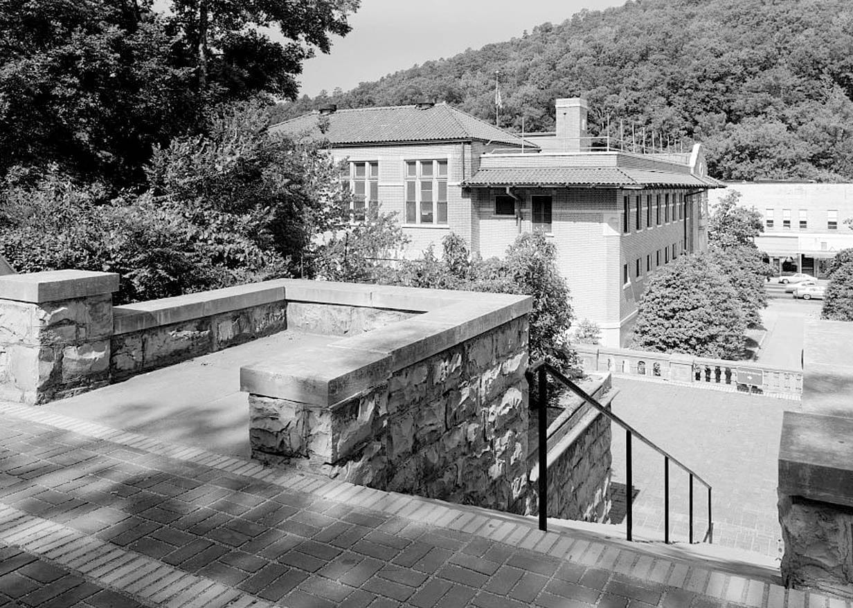 Historic Photo : Bathhouse Row & Grand Promenade, Central Avenue, between Reserve & Fountain Streets, Hot Springs, Garland County, AR 1 Photograph