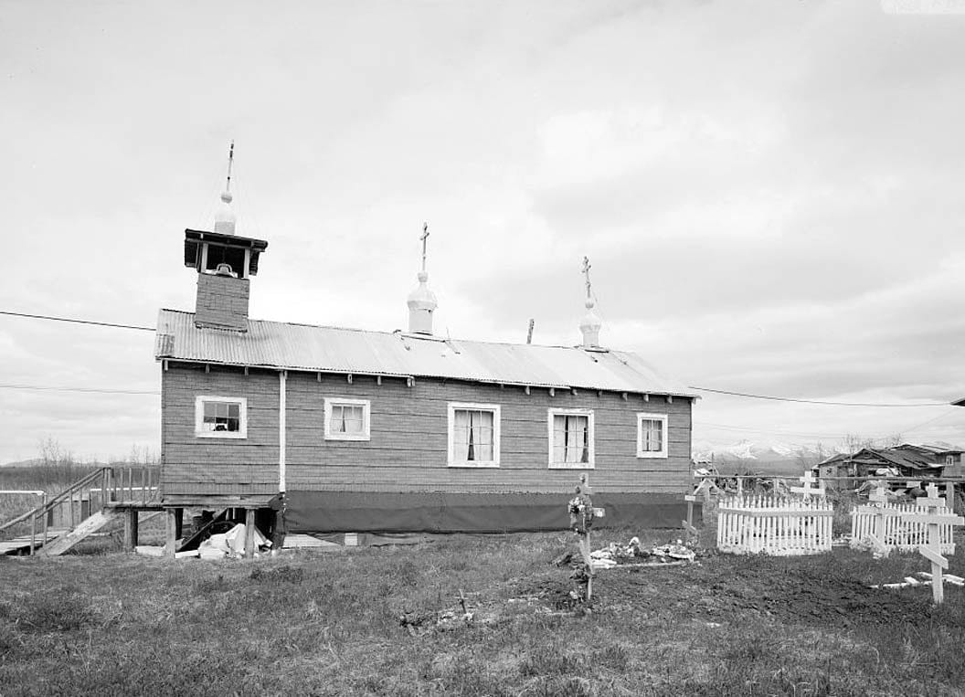 Historic Photo : Protection of St. Mary's Russian Orthodox Church, Aniak, Bethel Census Area, AK 2 Photograph