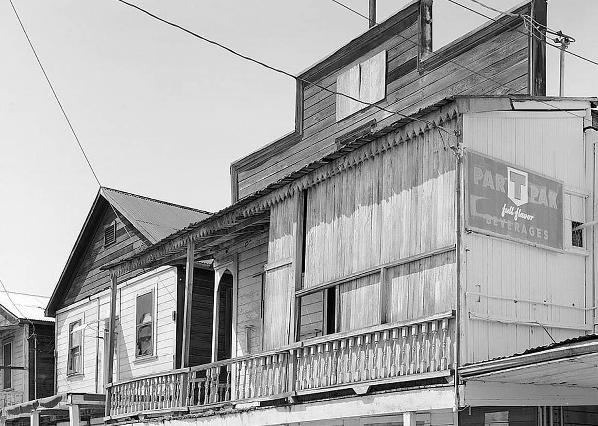 Historic Photo : Town of Locke, Commercial Building, 13927 River Road, Locke, Sacramento County, CA 2 Photograph