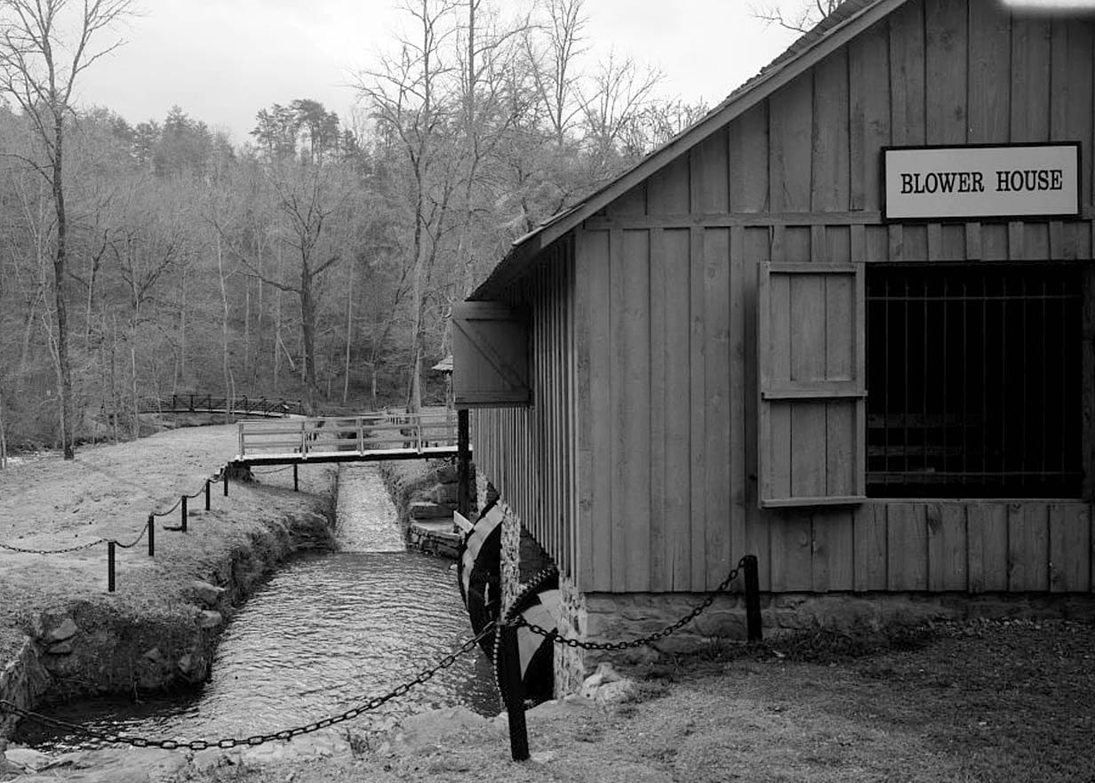 Historic Photo : Tannehill Furnace, 12632 Confederate Parkway, Tannehill Historical State Park, Bucksville, Tuscaloosa County, AL 2 Photograph