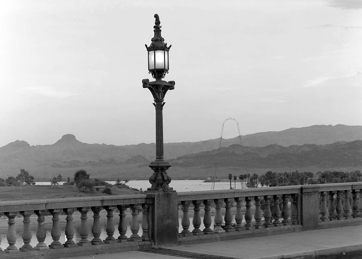Historic Photo : London Bridge, Spanning manmade channel (moved from London, UK), Lake Havasu City, Mohave County, AZ 1 Photograph