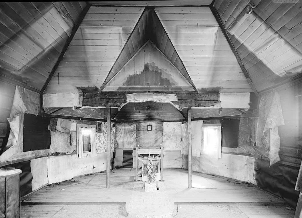 Historic Photo : Elevation of Holy Cross Russian Orthodox Church (Old), Russian Mission, Wade Hampton Census Area, AK 2 Photograph