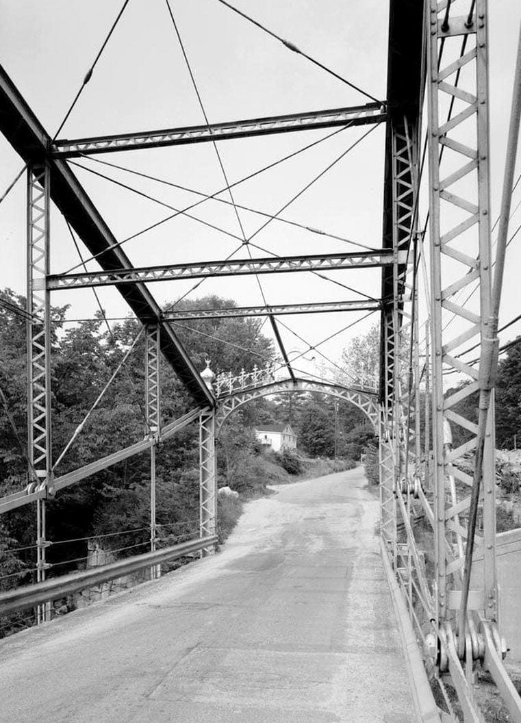 Historic Photo : Boardman's Lenticular Bridge, Spanning Housatonic River on Boardman's Road, New Milford, Litchfield County, CT 5 Photograph