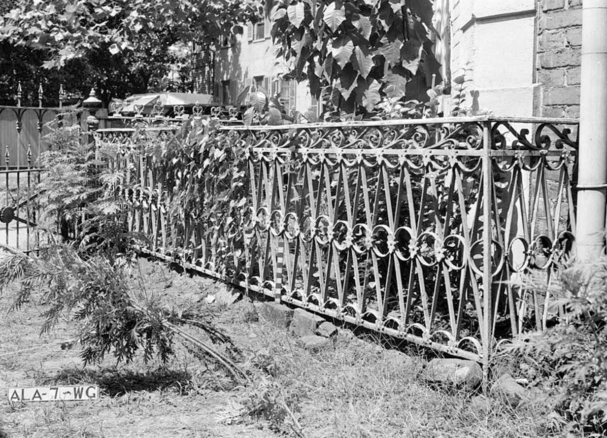 Historic Photo : Butt-Kling House (Iron Gate), 254 North Jackson Street, Mobile, Mobile County, AL 1 Photograph