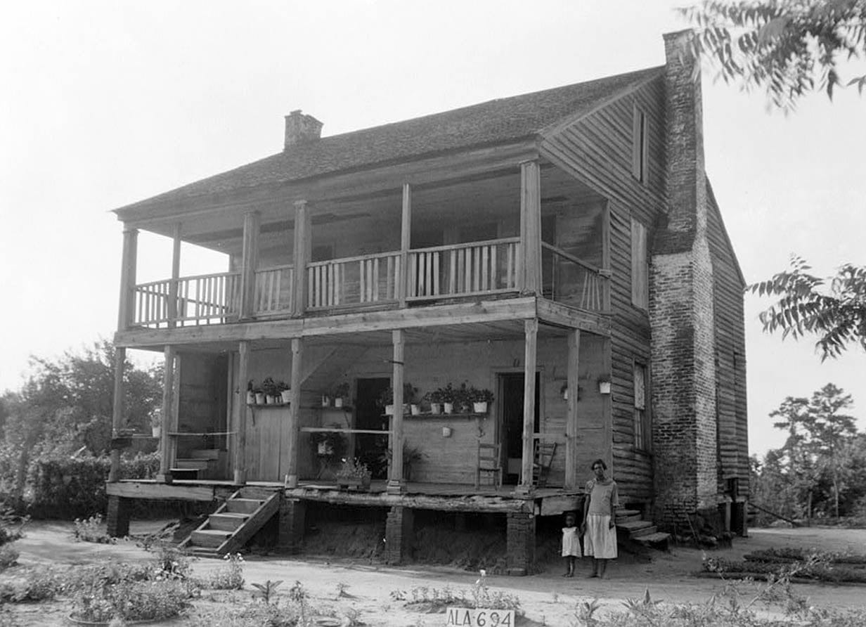Historic Photo : Tavern & Stage Inn, County Road 58, Greenville, Butler County, AL 1 Photograph