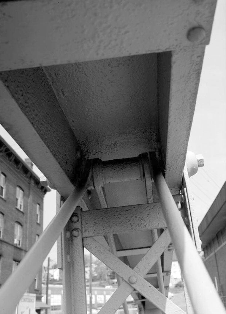 Historic Photo : Washington Avenue Lenticular Truss Bridge, Spanning Mad River, Waterbury, New Haven County, CT 3 Photograph