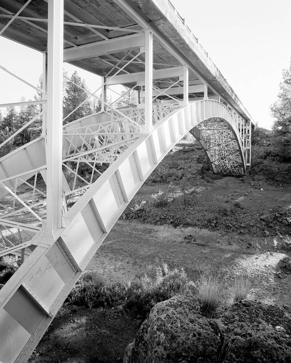 Historic Photo : Corduroy Creek Bridge, Spanning Corduroy Creek at Highway 60, Show Low, Navajo County, AZ 10 Photograph
