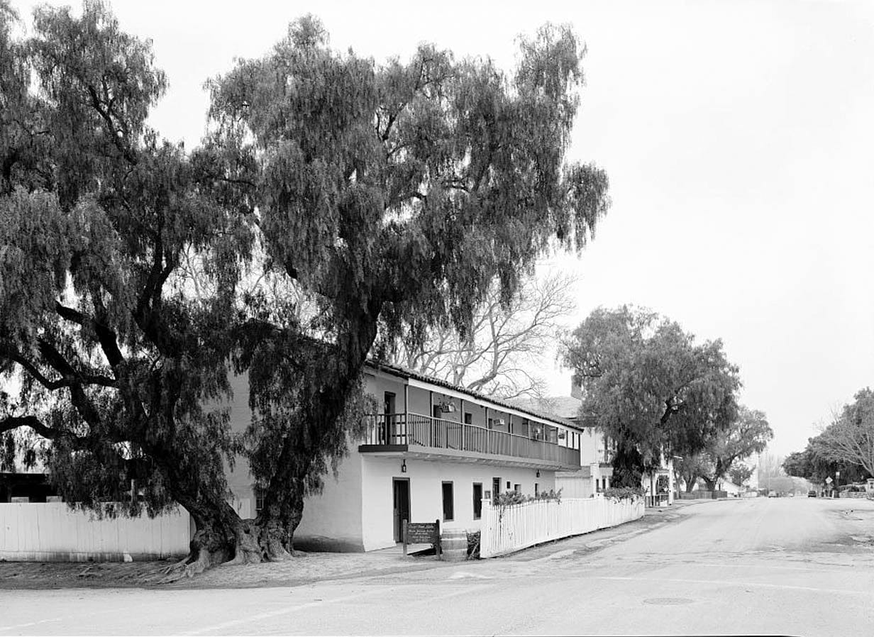Historic Photo : General Jose Castro House, Mission Plaza, San Juan Bautista, San Benito County, CA 9 Photograph