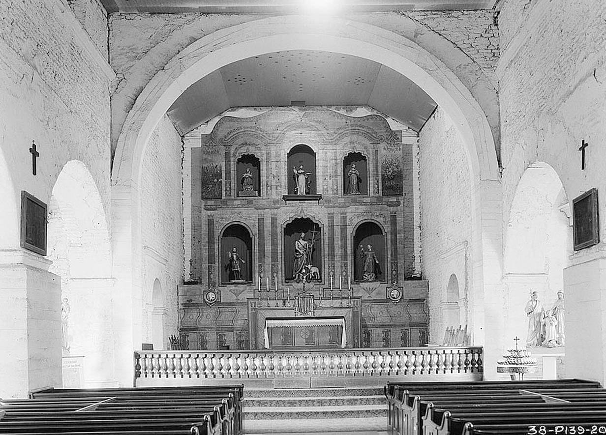 Historic Photo : Mission San Juan Bautista, Church, Second Street, San Juan Bautista Plaza, San Juan Bautista, San Benito County, CA 2 Photograph