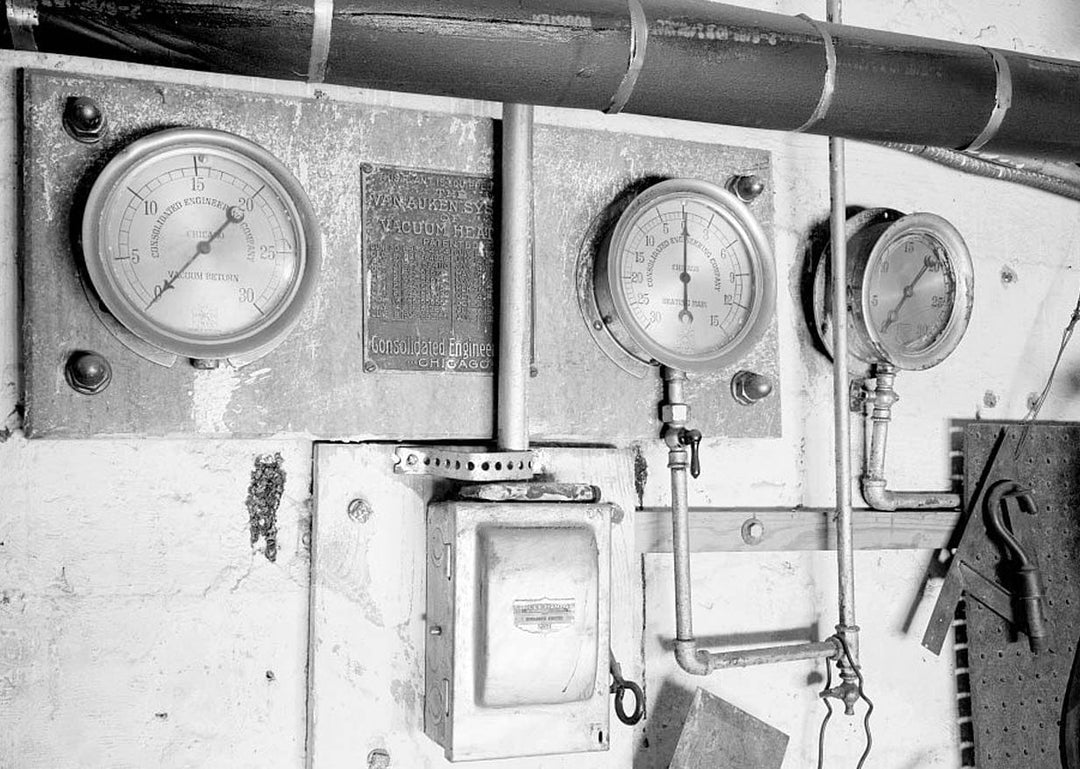 Hot Springs National Park, Bathhouse Row, Buckstaff Bathhouse: Mechanical & Piping Systems, State Highway 7, 1 Mile North of U.S. Highway 70, Hot Springs, Garland County, AR 1