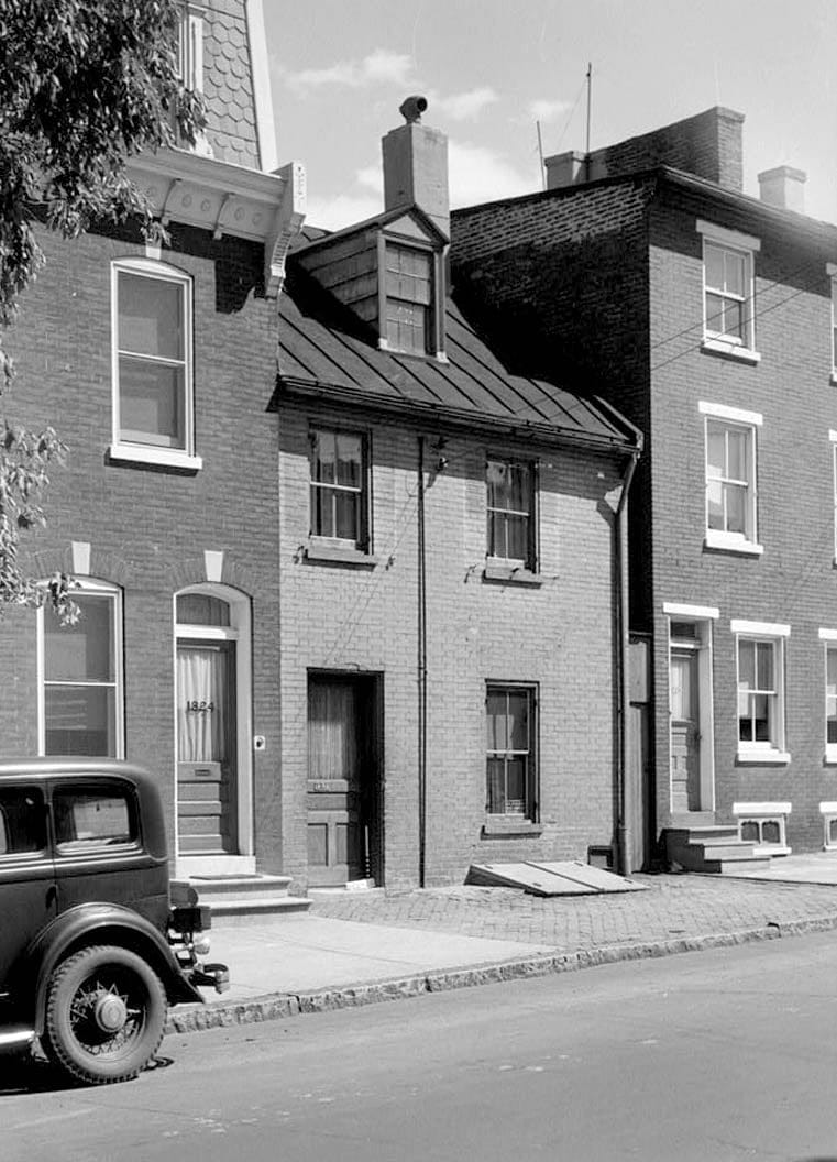 Historic Photo : Palmer House, 1322 King Street, Wilmington, New Castle County, DE 1 Photograph