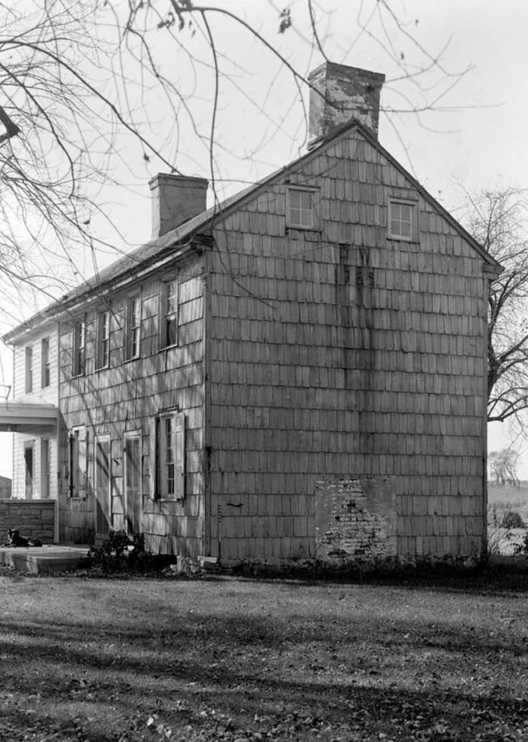 Historic Photo : Heller House, Route 299, Odessa, New Castle County, DE 1 Photograph