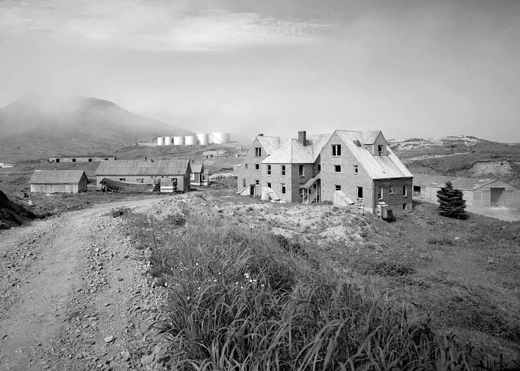 Historic Photo : Naval Operating Base Dutch Harbor & Fort Mears, Naval Radio Station Apartment Building, Unalaska, Aleutian Islands, AK 4 Photograph