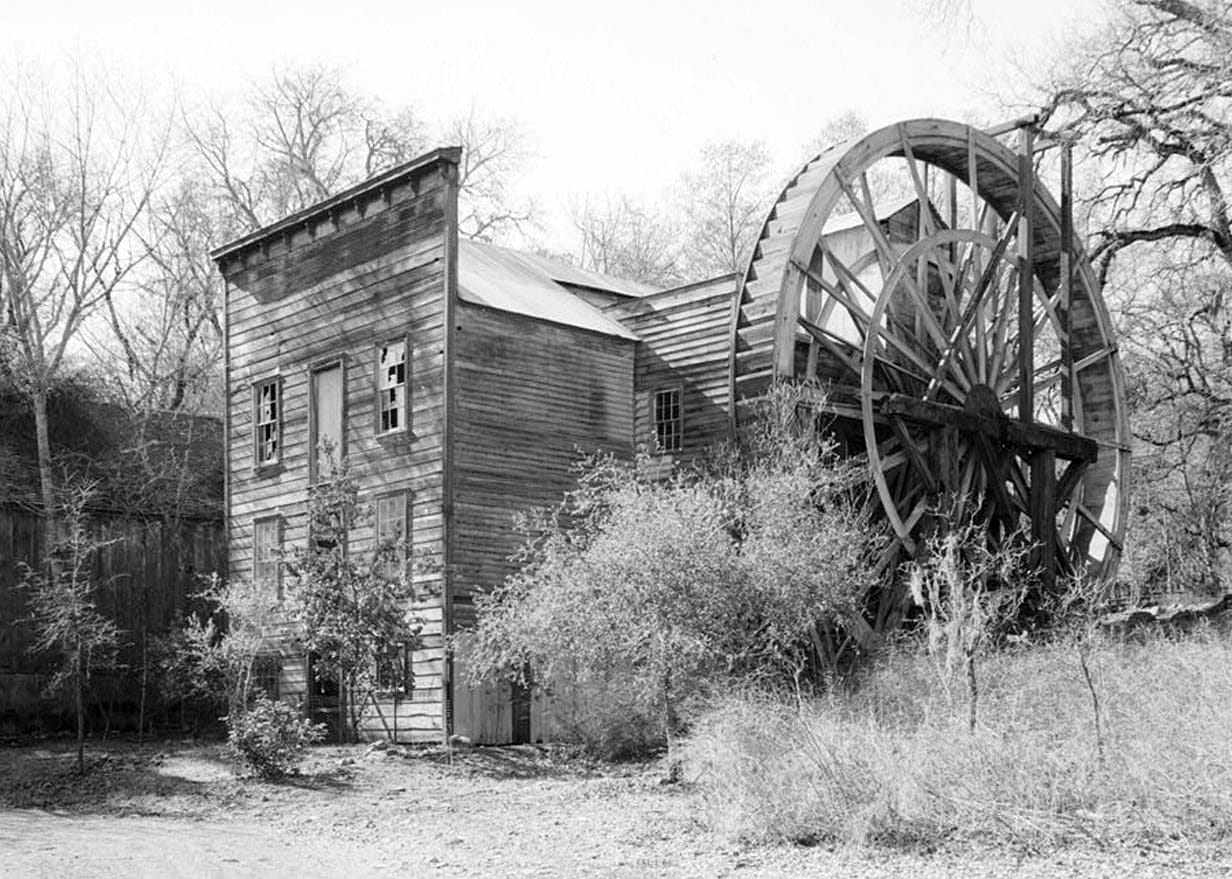 Historic Photo : Dr. Edward Turner Bale's Grist Mill, Highway 29, Calistoga, Napa County, CA 1 Photograph