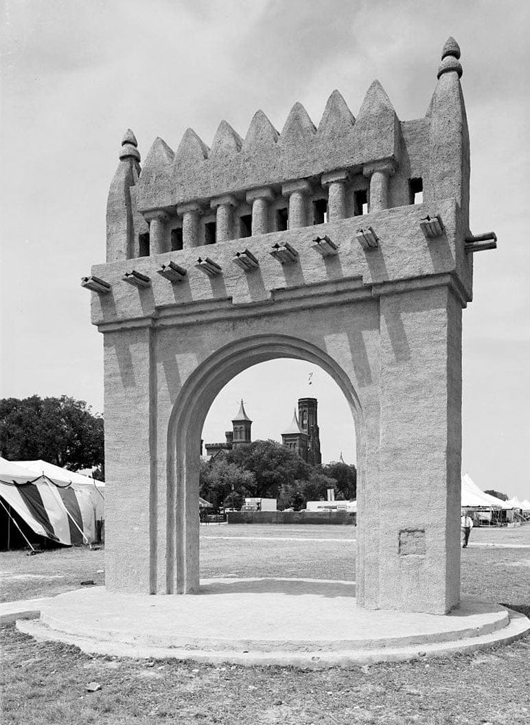 Historic Photo : Adobe Structure (Temporary), Washington, District of Columbia, DC 6 Photograph