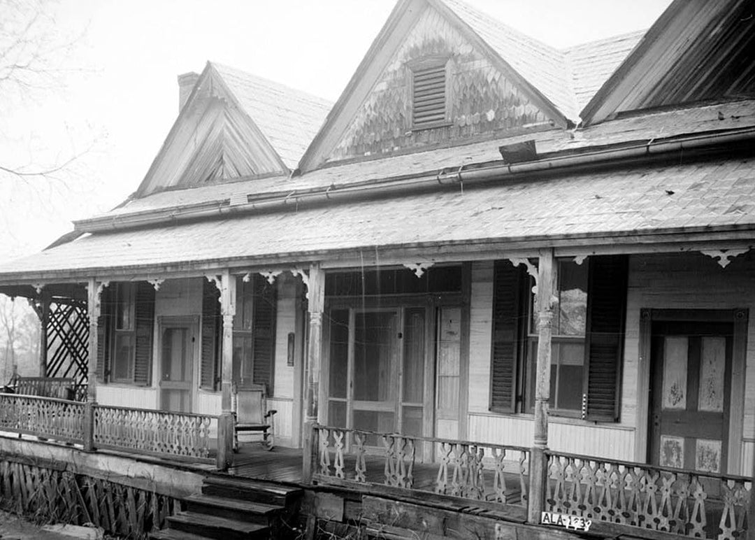 Historic Photo : Fox-Harris-Jones House, State Road 21, Oak Hill, Wilcox County, AL 1 Photograph