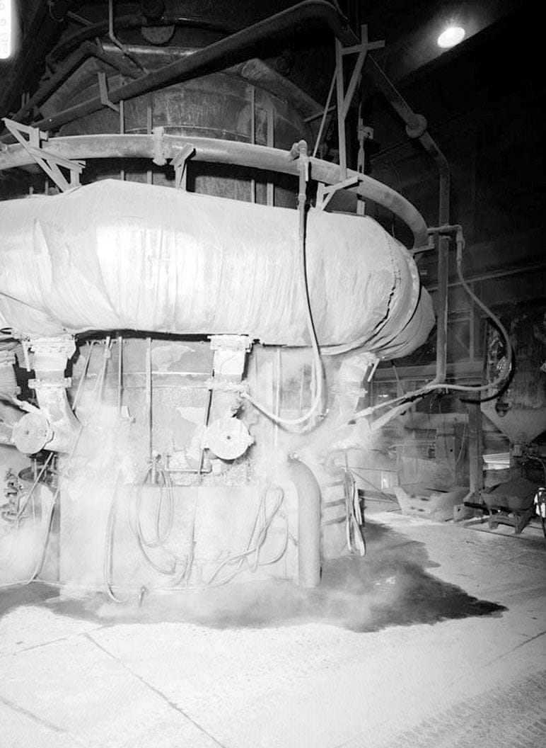 Historic Photo : United States Pipe & Foundry Company Plant, Melting & Treatment Areas, 2023 St. Louis Avenue at I-20/59, Bessemer, Jefferson County, AL 5 Photograph