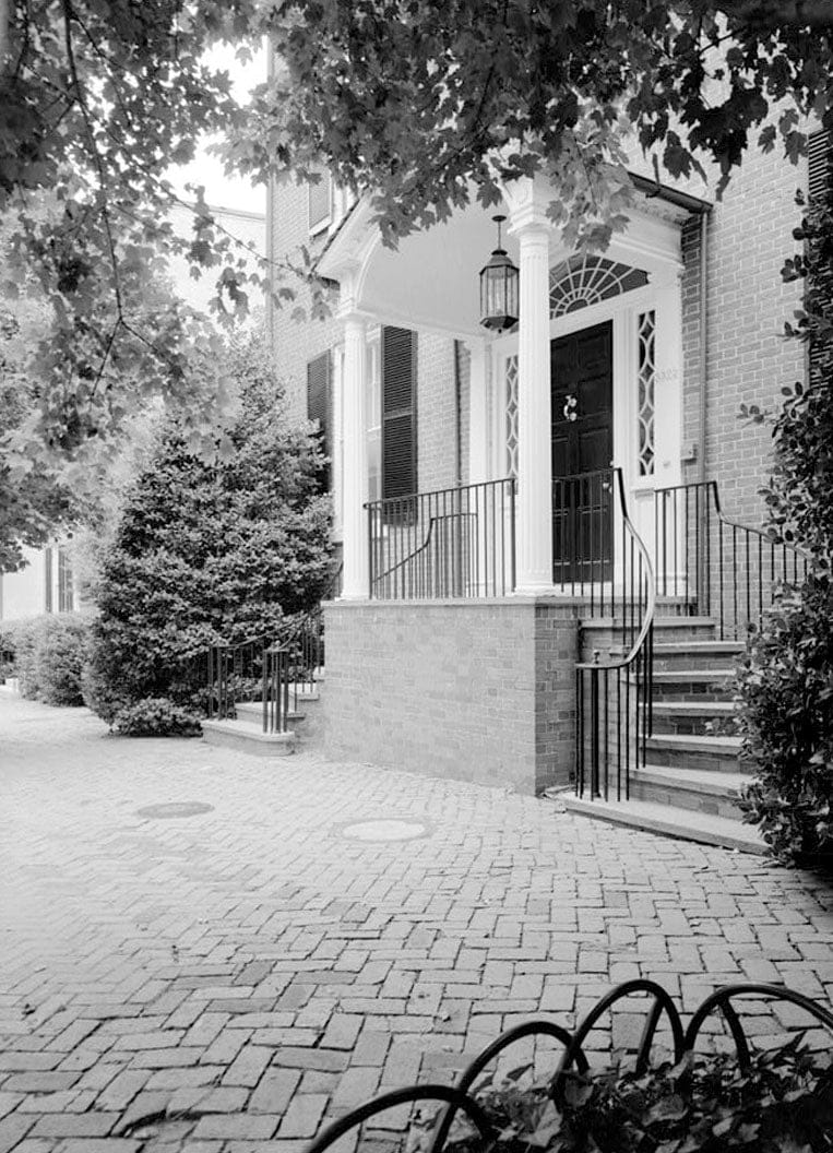Historic Photo : Bodisco House, 3322 O Street, Northwest, Washington, District of Columbia, DC 7 Photograph