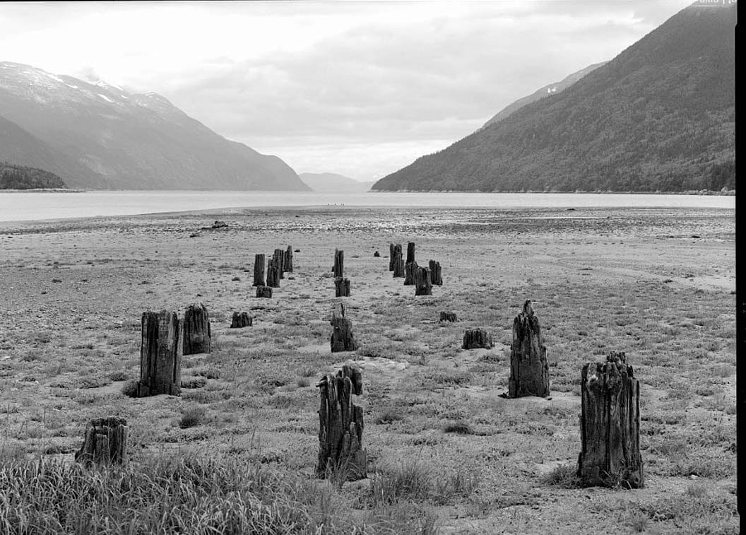 Historic Photo : Dyea Dock & Association (Ruins), Skagway, Skagway-Hoonah-Angoon Census Area, AK 3 Photograph