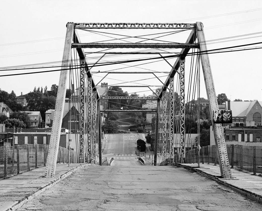 Historic Photo : Sixth Street Viaduct, Spanning Burlington Northern Railroad & Valley Street, Burlington, Des Moines County, IA 15 Photograph