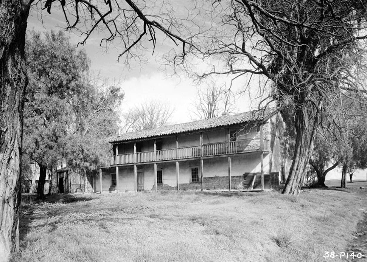 Historic Photo : General Jose Castro House, Mission Plaza, San Juan Bautista, San Benito County, CA 3 Photograph