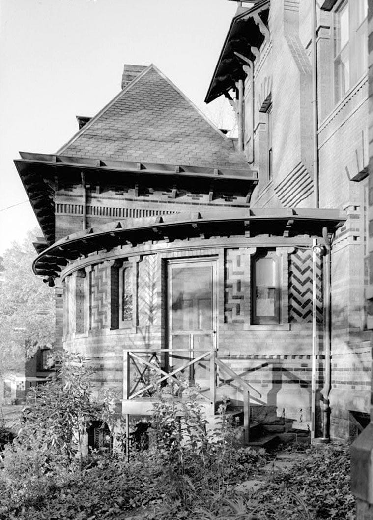 Historic Photo : Mark Twain House, 351 Farmington Avenue (corrected from original address of 531 Farmington Avenue), Hartford, Hartford County, CT 23 Photograph