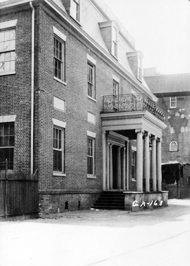 Historic Photo : Griffin-Mott House, Mott Street & Front Avenue, Columbus, Muscogee County, GA 1 Photograph