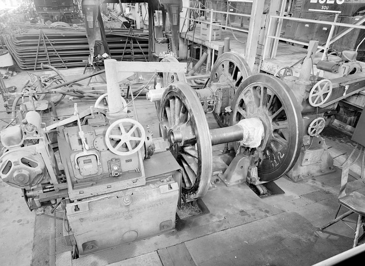 Historic Photo : Norris Steam Restoration Shop, Norris Yards, east of Ruffner Road, Irondale, Jefferson County, AL 1 Photograph
