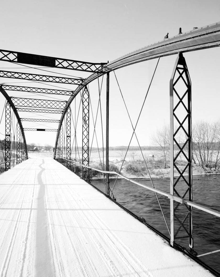 Historic Photo : Freeport Bridge, Spanning Upper Iowa River, Decorah, Winneshiek County, IA 18 Photograph