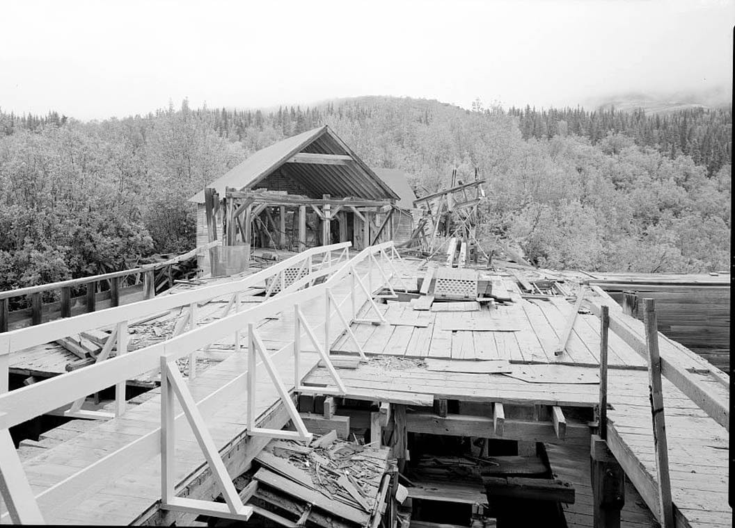 Historic Photo : Kennecott Copper Corporation, Concentration Mill, On Copper River & Northwestern Railroad, Kennicott, Valdez-Cordova Census Area, AK 3 Photograph