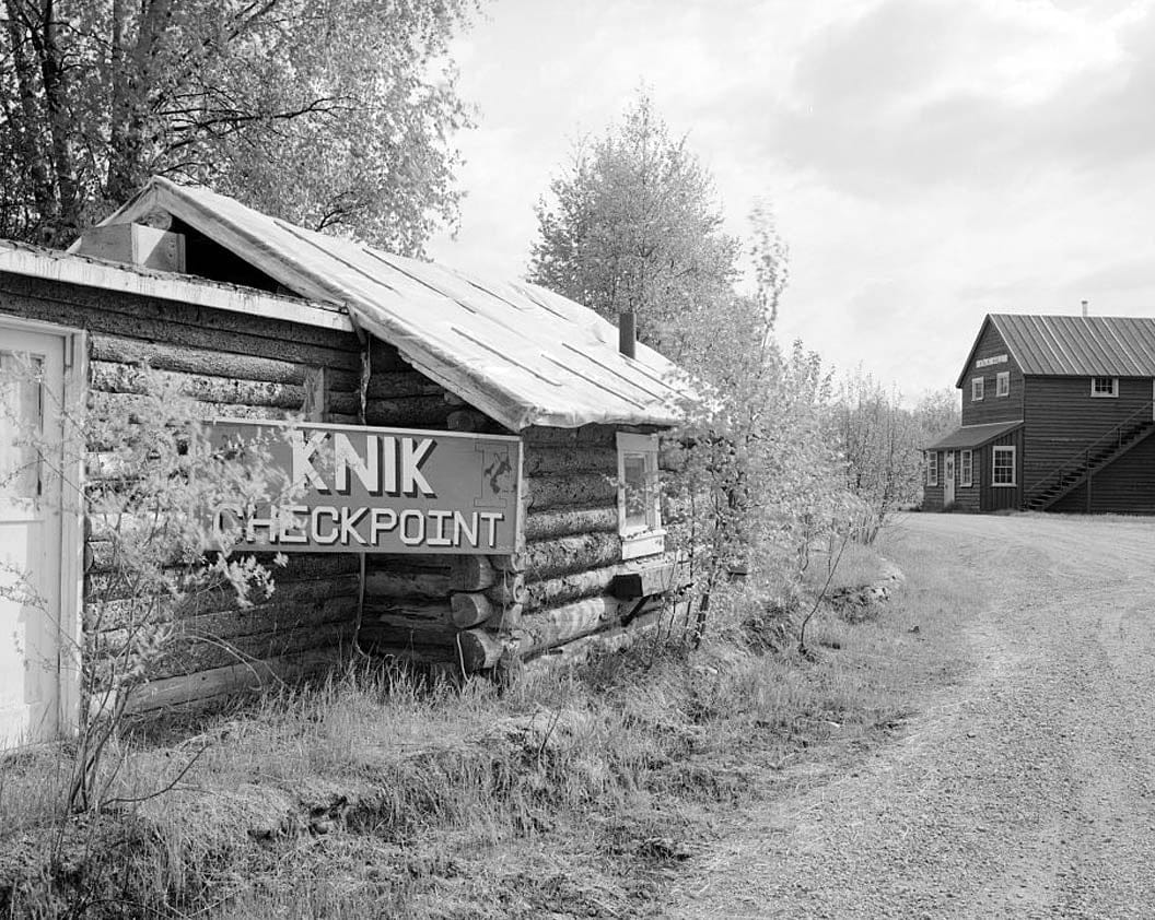 Historic Photo : Iditarod Trail Shelter Cabins, Knik Cabin, Knik, Matanuska-Susitna Borough, AK 1 Photograph