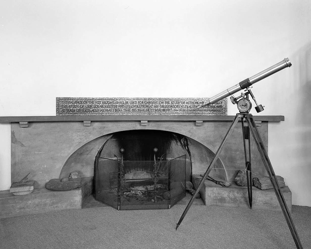 Historic Photo : Lowell Observatory, Slipher Building, 1400 West Mars Road, Flagstaff, Coconino County, AZ 2 Photograph