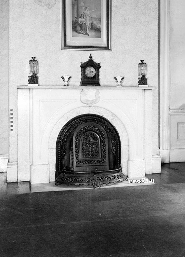 Historic Photo : Audley H. Gazzam House & Servants' Quarters, 1255 Government Street, Mobile, Mobile County, AL 12 Photograph