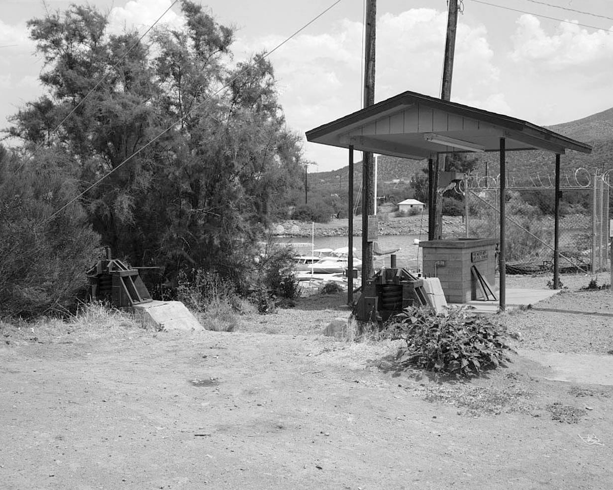 Historic Photo : Roosevelt Power Canal & Diversion Dam, Parallels Salt River, Roosevelt, Gila County, AZ 4 Photograph