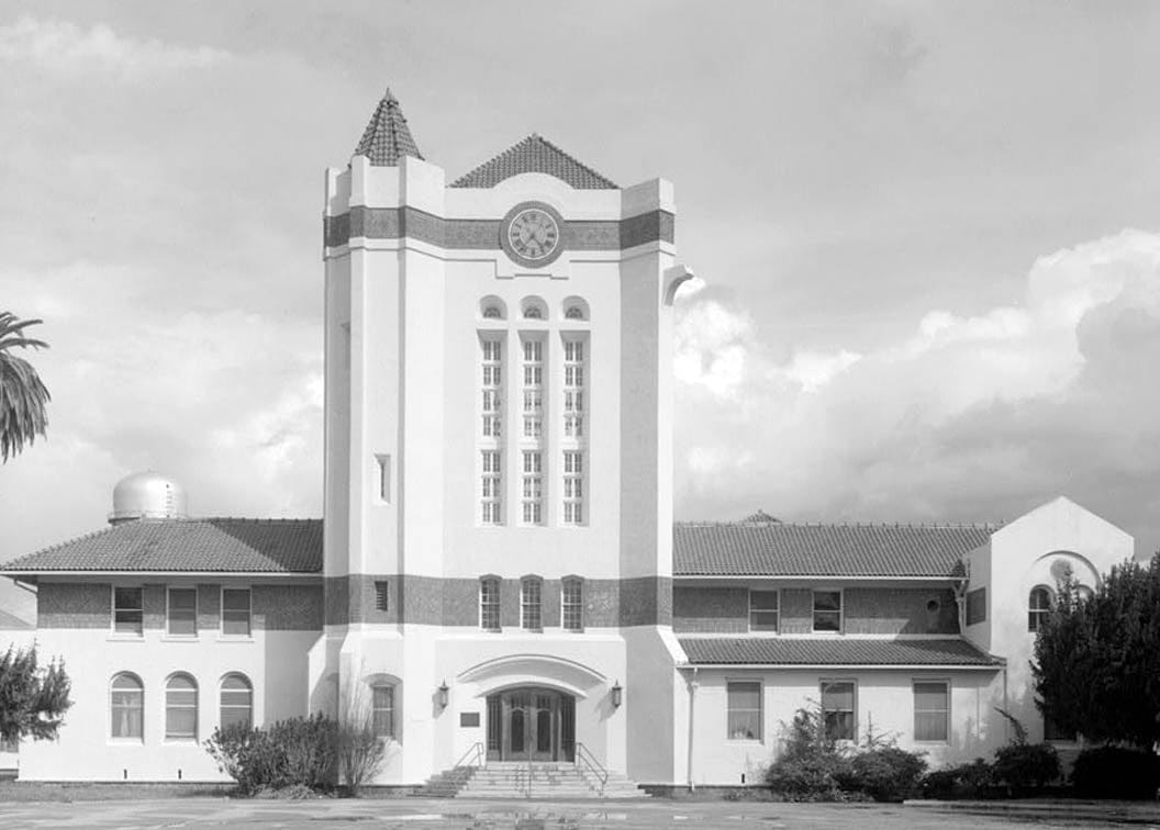 Historic Photo : Agnews State Hospital, Treatment Building, East End of Palm Drive, Santa Clara, Santa Clara County, CA 1 Photograph