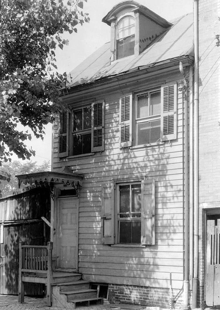 Historic Photo : Jacob Sharp House, 213 Lombard Street, Wilmington, New Castle County, DE 1 Photograph