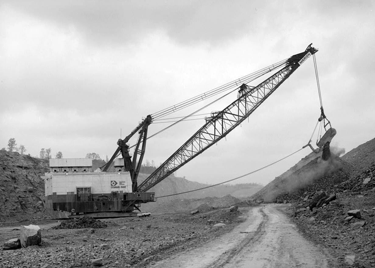 Historic Photo : Drummond Coal Company Cedrum Mine, 8750 Pit, County Road 124, Townley, Walker County, AL 2 Photograph