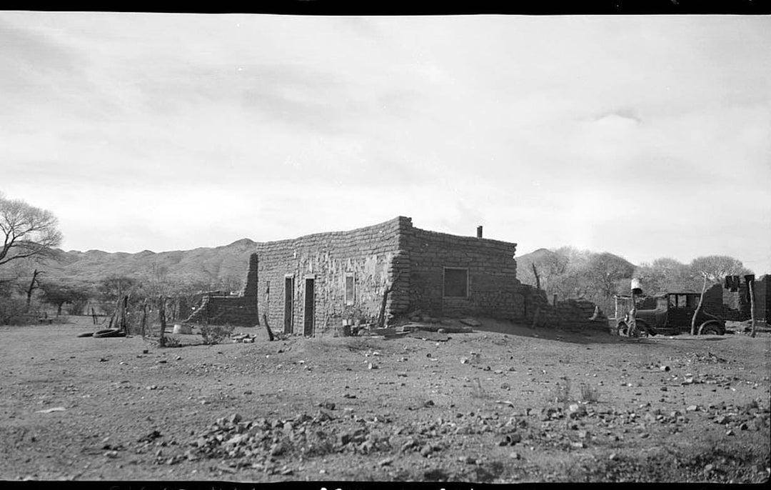 Historic Photo : Double House, Arivaca, Pima County, AZ 1 Photograph