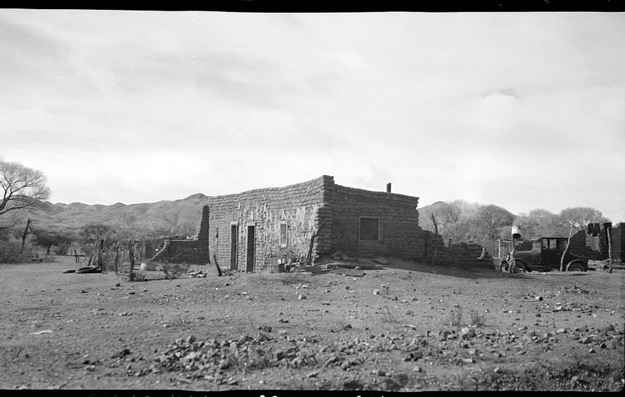 Historic Photo : Double House, Arivaca, Pima County, AZ 1 Photograph