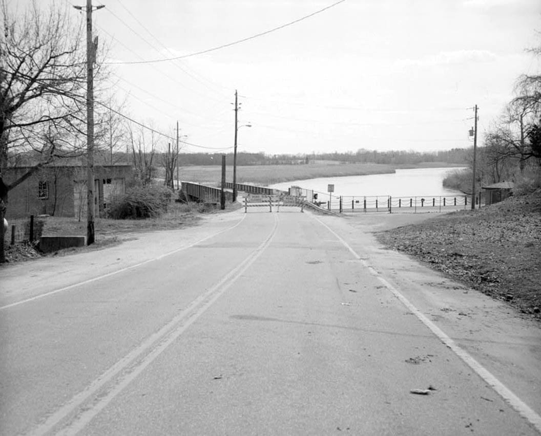 Historic Photo : Odessa Bridge, Spanning Appoquinimink River at Main Street (State Road No. 299), Odessa, New Castle County, DE 11 Photograph