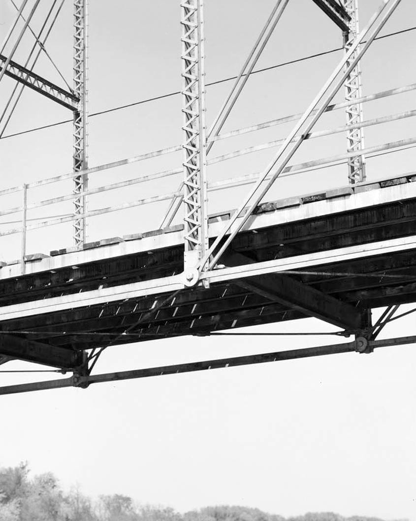 Historic Photo : Sutliff's Ferry Bridge, Spanning Cedar River (Cedar Township), Solon, Johnson County, IA 20 Photograph