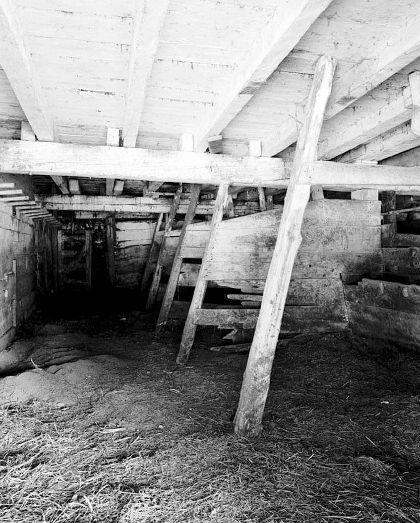 Historic Photo : Thomas Landing Barn, Terminus Route 440 (Thomas Landing), Thomas Landing, New Castle County, DE 3 Photograph
