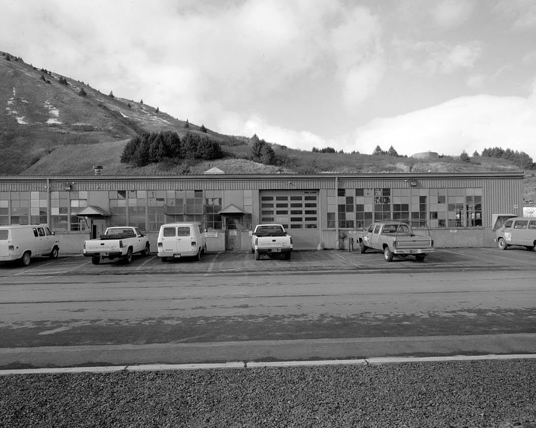 Historic Photo : Kodiak Naval Operating Base, Wood & Machine Shop, U.S. Coast Guard Station, Kodiak, Kodiak Island Borough, AK 8 Photograph